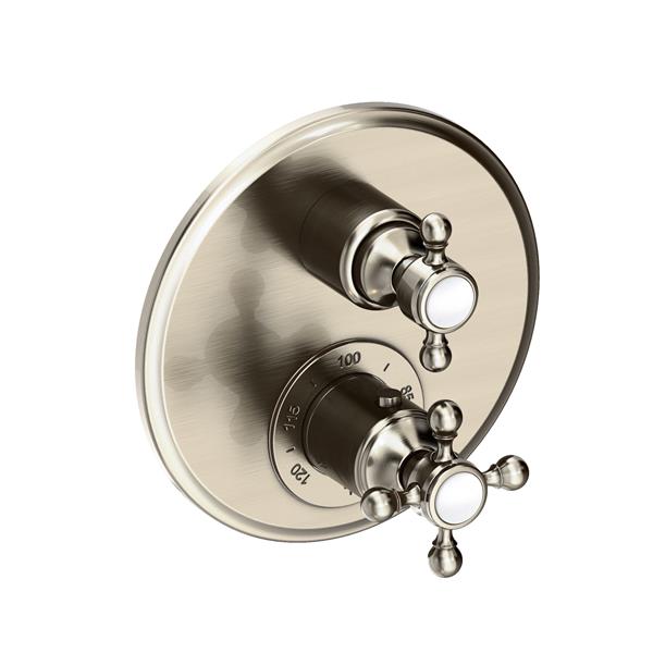 Newport Brass - Astor 1/2 Inch Round Thermostatic Trim Plate with Handle