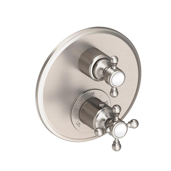 Newport Brass - Astor 1/2 Inch Round Thermostatic Trim Plate with Handle