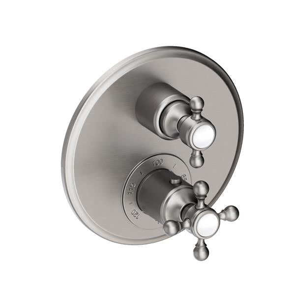 Newport Brass - 1/2 Inch Round Thermostatic Trim Plate With Handle
