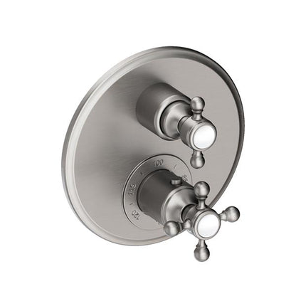 Newport Brass - 1/2 Inch Round Thermostatic Trim Plate With Handle