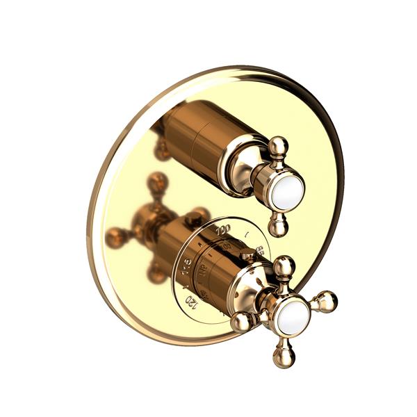 Newport Brass - 1/2 Inch Round Thermostatic Trim Plate With Handle
