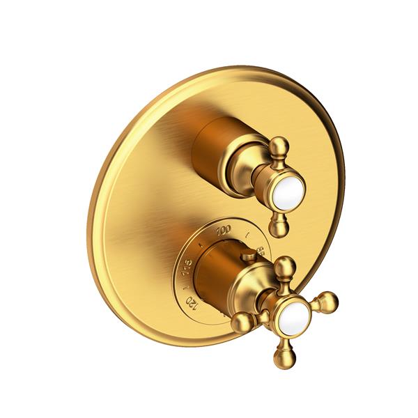 Newport Brass - Astor 1/2 Inch Round Thermostatic Trim Plate with Handle