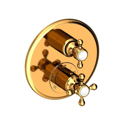 Newport Brass - Astor 1/2 Inch Round Thermostatic Trim Plate with Handle