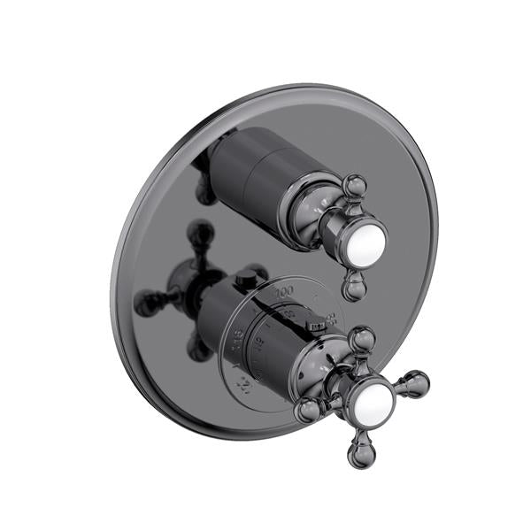 Newport Brass - Astor 1/2 Inch Round Thermostatic Trim Plate with Handle