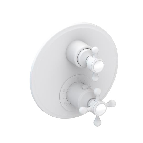 Newport Brass - 1/2 Inch Round Thermostatic Trim Plate With Handle