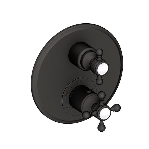 Newport Brass - 1/2 Inch Round Thermostatic Trim Plate With Handle
