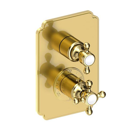 Newport Brass - Astor 1/2 Inch Square Thermostatic Trim Plate with Handle