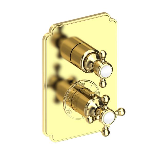 Newport Brass - Astor 1/2 Inch Square Thermostatic Trim Plate with Handle