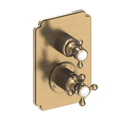 Newport Brass - Astor 1/2 Inch Square Thermostatic Trim Plate with Handle