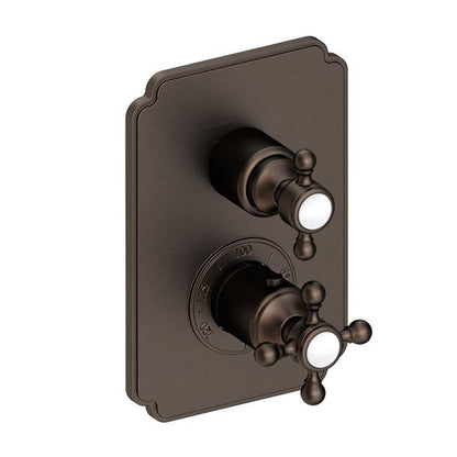 Newport Brass - Astor 1/2 Inch Square Thermostatic Trim Plate with Handle