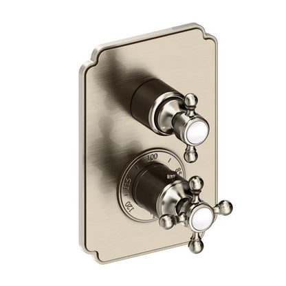Newport Brass - Astor 1/2 Inch Square Thermostatic Trim Plate with Handle