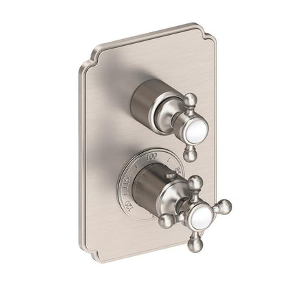 Newport Brass - Astor 1/2 Inch Square Thermostatic Trim Plate with Handle