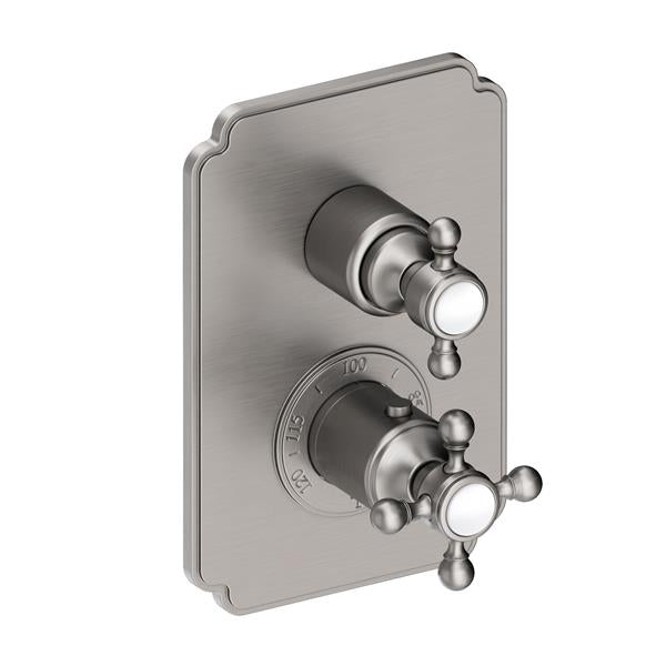 Newport Brass - Astor 1/2 Inch Square Thermostatic Trim Plate with Handle