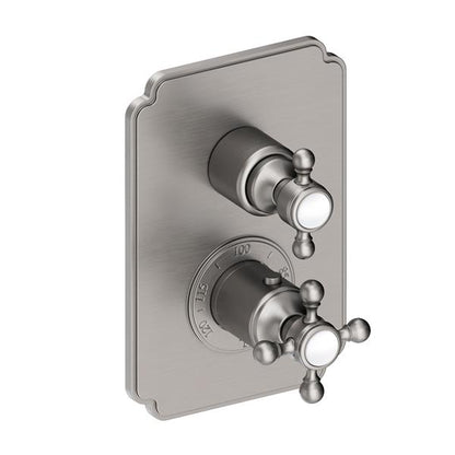 Newport Brass - Astor 1/2 Inch Square Thermostatic Trim Plate with Handle