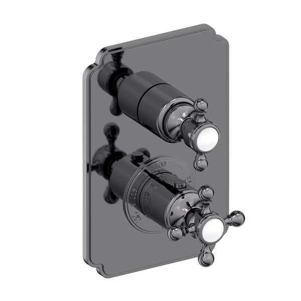 Newport Brass - Astor 1/2 Inch Square Thermostatic Trim Plate with Handle