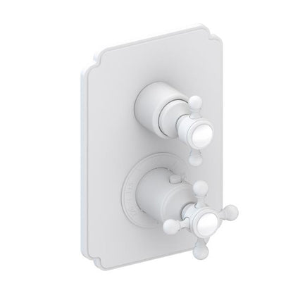 Newport Brass - Astor 1/2 Inch Square Thermostatic Trim Plate with Handle