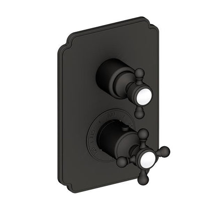 Newport Brass - Astor 1/2 Inch Square Thermostatic Trim Plate with Handle