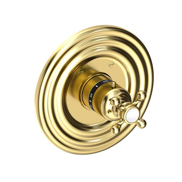 Newport Brass - Astor 3/4 Inch Round Thermostatic Trim Plate with Handle
