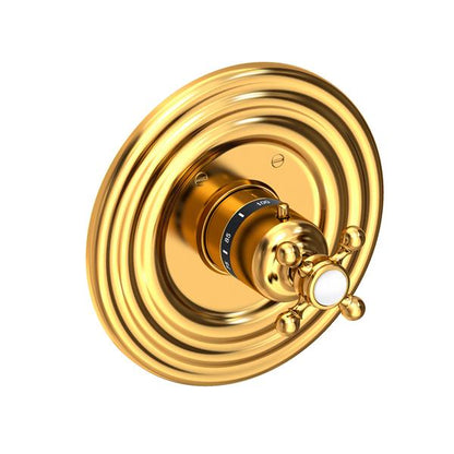 Newport Brass - Astor 3/4 Inch Round Thermostatic Trim Plate with Handle