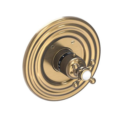 Newport Brass - Astor 3/4 Inch Round Thermostatic Trim Plate with Handle