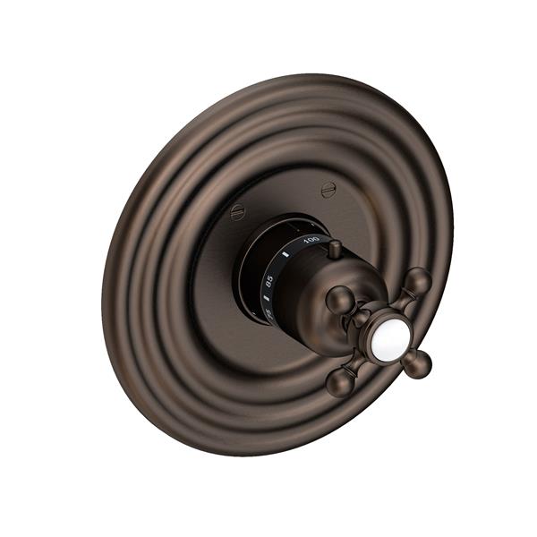 Newport Brass - Astor 3/4 Inch Round Thermostatic Trim Plate with Handle