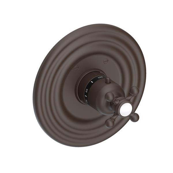Newport Brass - Astor 3/4 Inch Round Thermostatic Trim Plate with Handle