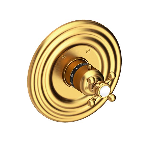 Newport Brass - Astor 3/4 Inch Round Thermostatic Trim Plate with Handle
