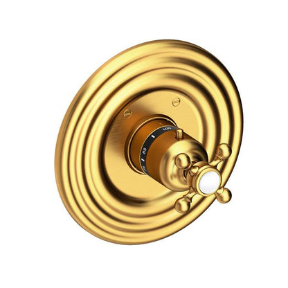 Newport Brass - Astor 3/4 Inch Round Thermostatic Trim Plate with Handle