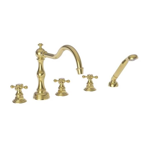Newport Brass - Chesterfield Roman Tub Faucet with Hand Shower