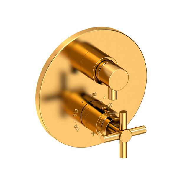 Newport Brass - East Linear 1/2 Inch Round Thermostatic Trim Plate with Handle