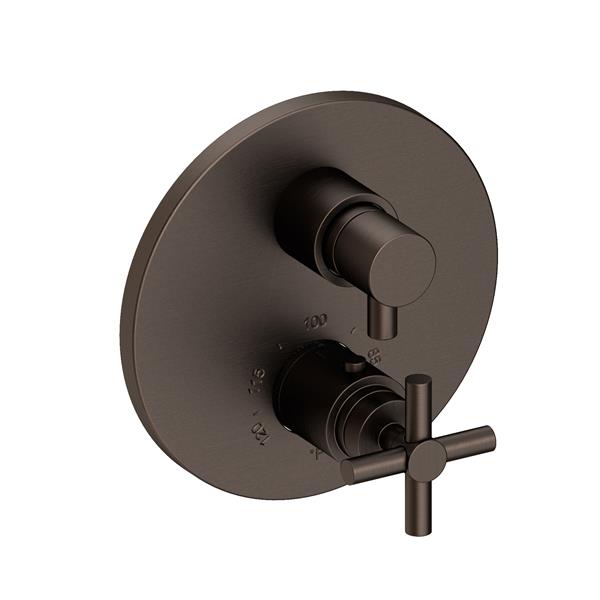 Newport Brass - East Linear 1/2 Inch Round Thermostatic Trim Plate with Handle