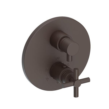 Newport Brass - East Linear 1/2 Inch Round Thermostatic Trim Plate with Handle