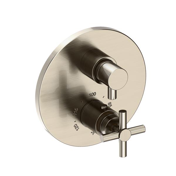 Newport Brass - East Linear 1/2 Inch Round Thermostatic Trim Plate with Handle