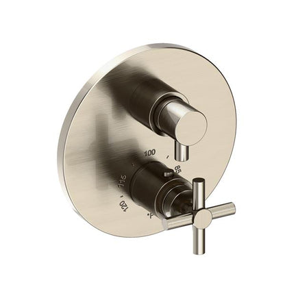 Newport Brass - East Linear 1/2 Inch Round Thermostatic Trim Plate with Handle
