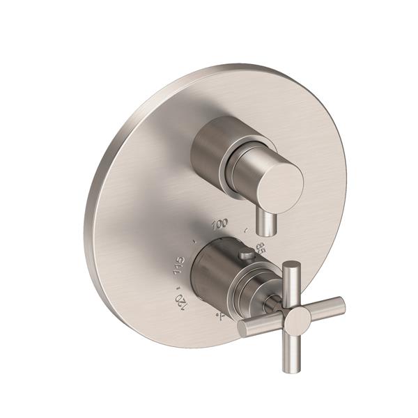 Newport Brass - East Linear 1/2 Inch Round Thermostatic Trim Plate with Handle