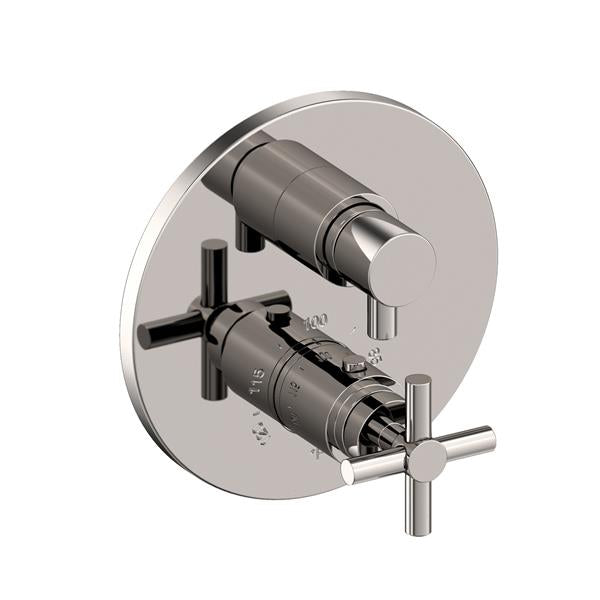 Newport Brass - East Linear 1/2 Inch Round Thermostatic Trim Plate with Handle