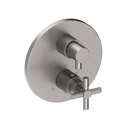 Newport Brass - East Linear 1/2 Inch Round Thermostatic Trim Plate with Handle