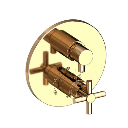 Newport Brass - East Linear 1/2 Inch Round Thermostatic Trim Plate with Handle