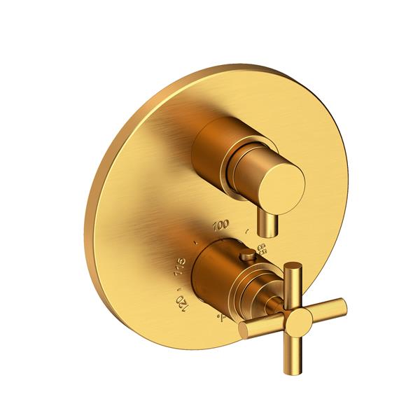 Newport Brass - East Linear 1/2 Inch Round Thermostatic Trim Plate with Handle