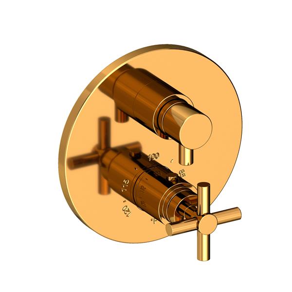 Newport Brass - East Linear 1/2 Inch Round Thermostatic Trim Plate with Handle