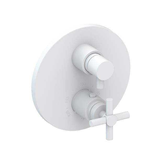 Newport Brass - East Linear 1/2 Inch Round Thermostatic Trim Plate with Handle