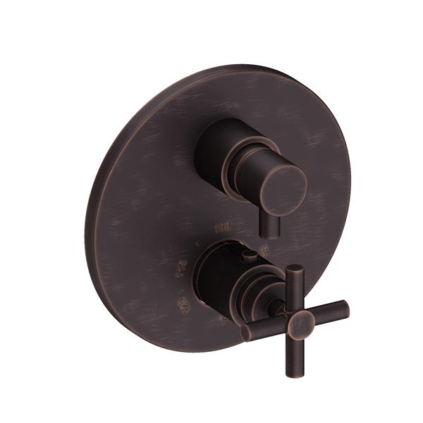 Newport Brass - East Linear 1/2 Inch Round Thermostatic Trim Plate with Handle