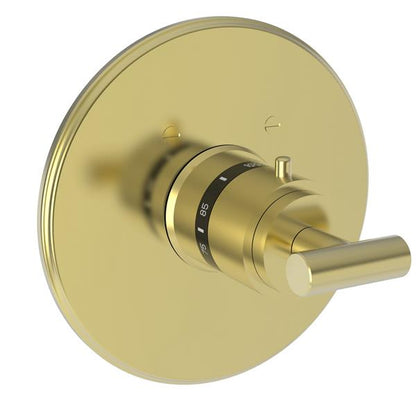 Newport Brass - East Linear 3/4 Inch Round Thermostatic Trim Plate with Handle
