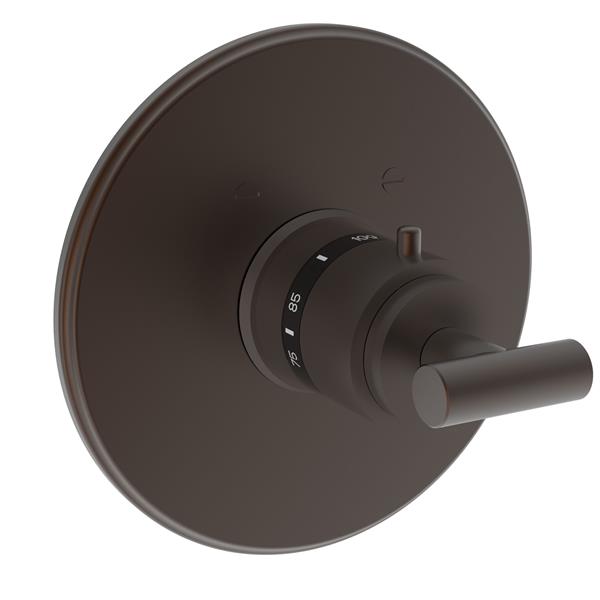 Newport Brass - East Linear 3/4 Inch Round Thermostatic Trim Plate with Handle