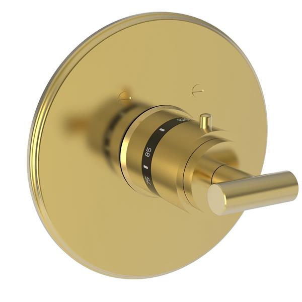Newport Brass - East Linear 3/4 Inch Round Thermostatic Trim Plate with Handle