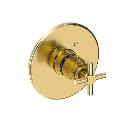 Newport Brass - East Linear 3/4 Inch Round Thermostatic Trim Plate with Handle
