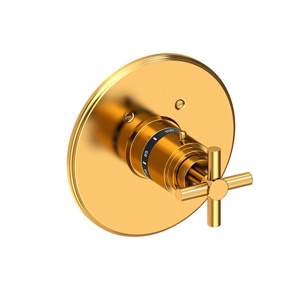 Newport Brass - East Linear 3/4 Inch Round Thermostatic Trim Plate with Handle