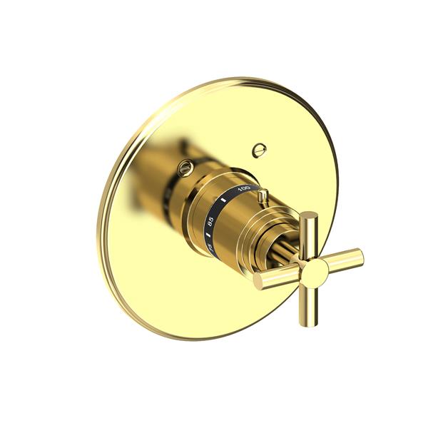 Newport Brass - East Linear 3/4 Inch Round Thermostatic Trim Plate with Handle