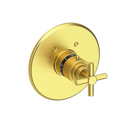 Newport Brass - East Linear 3/4 Inch Round Thermostatic Trim Plate with Handle