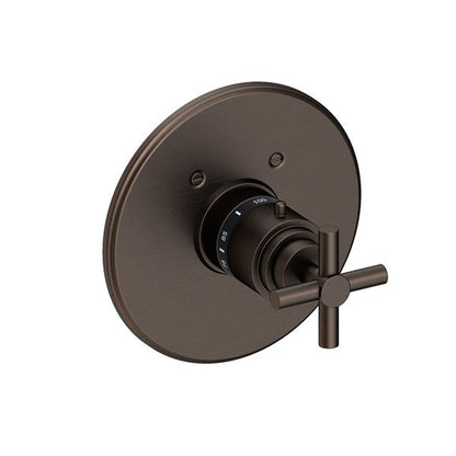 Newport Brass - East Linear 3/4 Inch Round Thermostatic Trim Plate with Handle